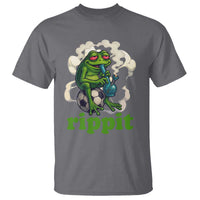 Rippit Stoner Frog T Shirt Smoking Weed Pot Marijuana Cannabis 420 - Wonder Print Shop