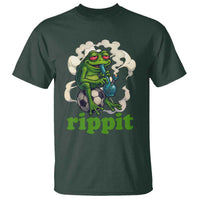 Rippit Stoner Frog T Shirt Smoking Weed Pot Marijuana Cannabis 420 - Wonder Print Shop