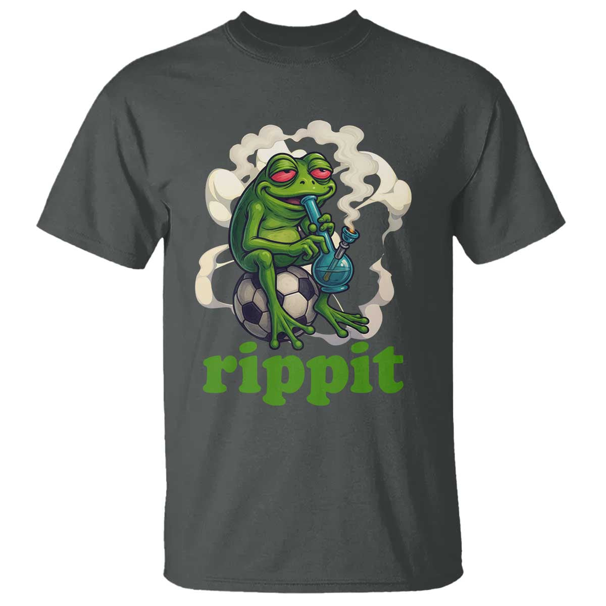 Rippit Stoner Frog T Shirt Smoking Weed Pot Marijuana Cannabis 420 - Wonder Print Shop