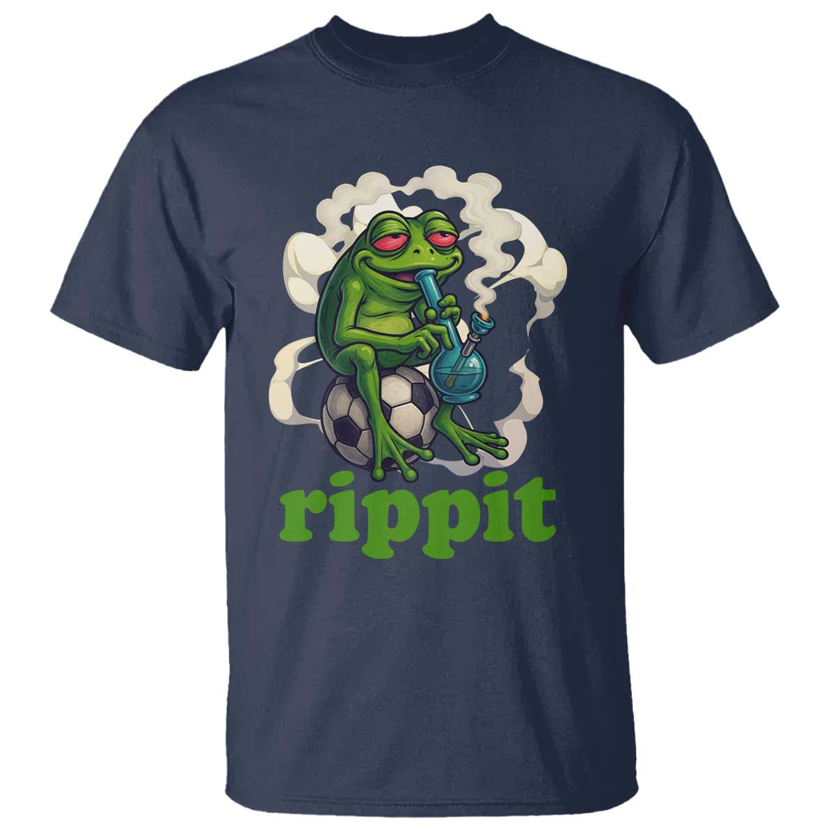 Rippit Stoner Frog T Shirt Smoking Weed Pot Marijuana Cannabis 420 - Wonder Print Shop