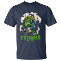 Rippit Stoner Frog T Shirt Smoking Weed Pot Marijuana Cannabis 420 - Wonder Print Shop