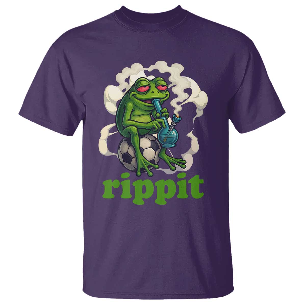 Rippit Stoner Frog T Shirt Smoking Weed Pot Marijuana Cannabis 420 - Wonder Print Shop