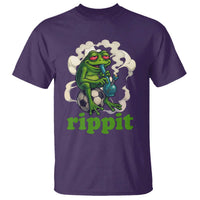 Rippit Stoner Frog T Shirt Smoking Weed Pot Marijuana Cannabis 420 - Wonder Print Shop