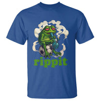 Rippit Stoner Frog T Shirt Smoking Weed Pot Marijuana Cannabis 420 - Wonder Print Shop