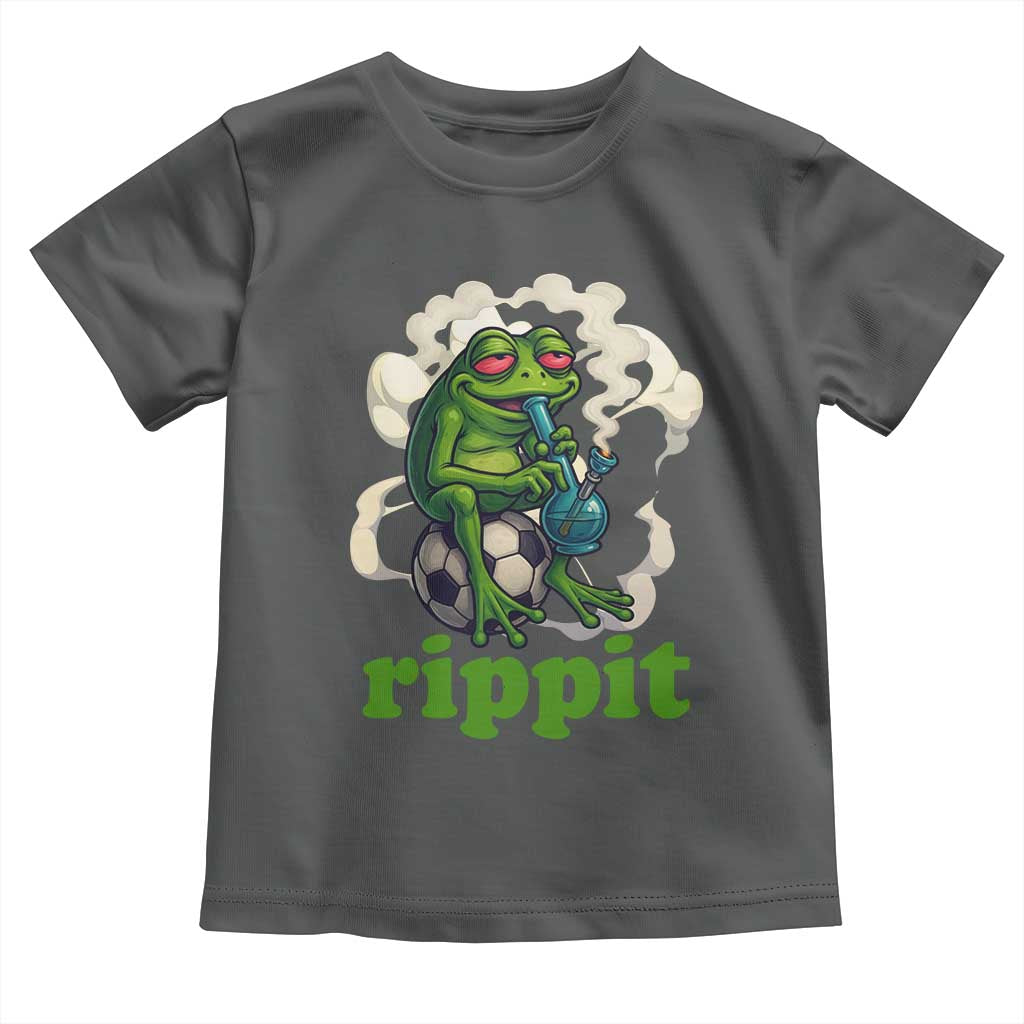 Rippit Stoner Frog Toddler T Shirt Smoking Weed Pot Marijuana Cannabis 420 - Wonder Print Shop