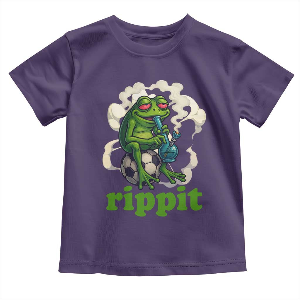 Rippit Stoner Frog Toddler T Shirt Smoking Weed Pot Marijuana Cannabis 420 - Wonder Print Shop
