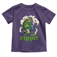 Rippit Stoner Frog Toddler T Shirt Smoking Weed Pot Marijuana Cannabis 420 - Wonder Print Shop