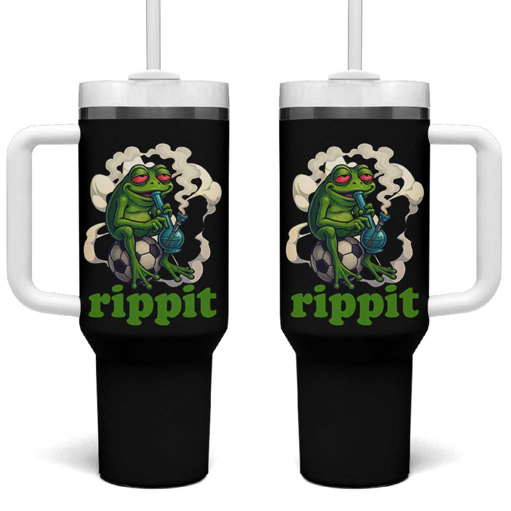 Rippit Stoner Frog Tumbler With Handle Smoking Weed Pot Marijuana Cannabis 420