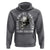 Skull Smoking Hoodie Blood Sweat Profanity Blue Collar - Wonder Print Shop