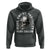 Skull Smoking Hoodie Blood Sweat Profanity Blue Collar - Wonder Print Shop