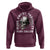 Skull Smoking Hoodie Blood Sweat Profanity Blue Collar - Wonder Print Shop