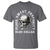 Skull Smoking T Shirt Blood Sweat Profanity Blue Collar - Wonder Print Shop