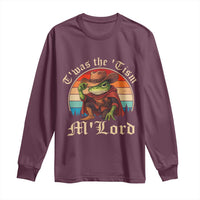 Funny Frog Autism Long Sleeve Shirt T'was The 'Tism M'Lord - Wonder Print Shop