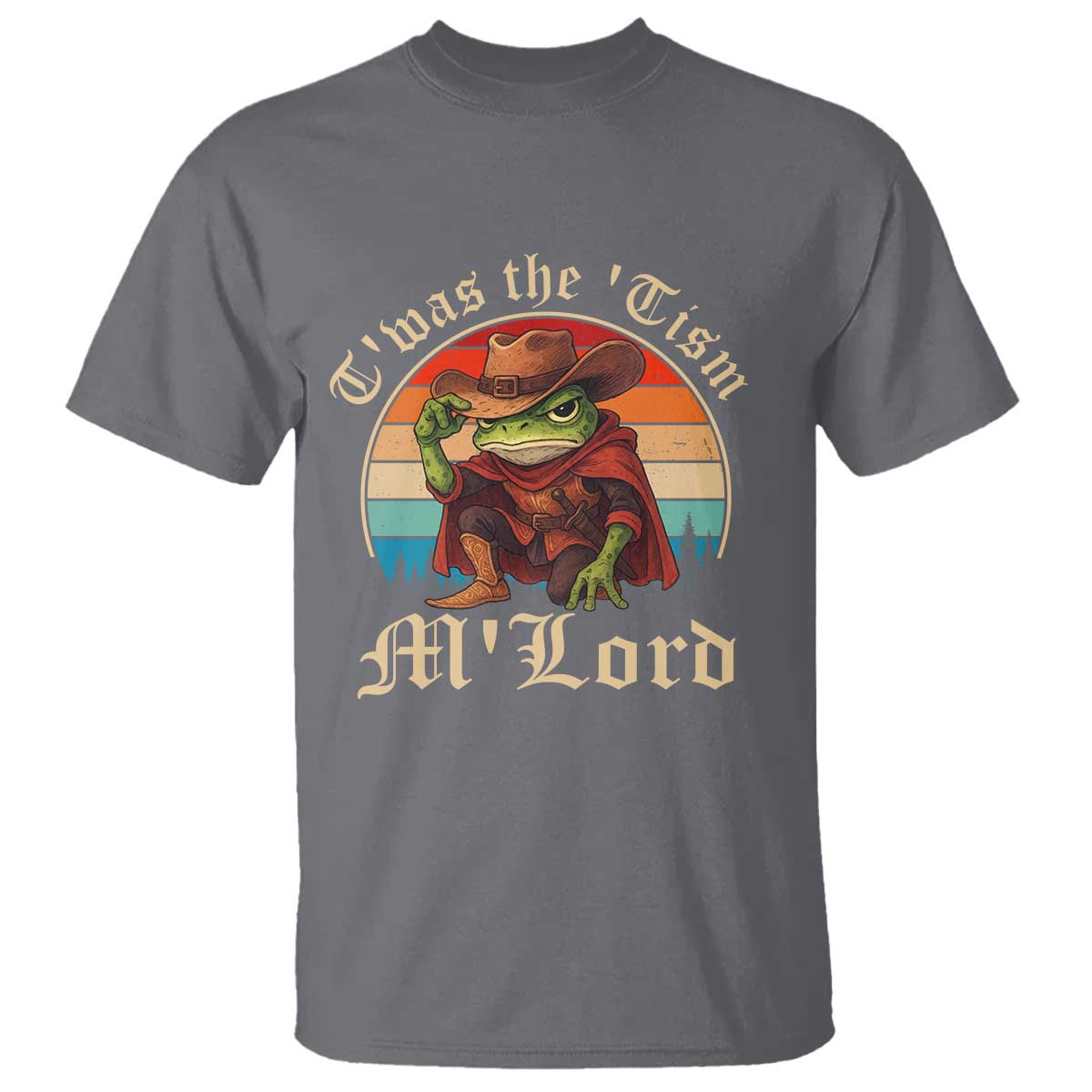 Funny Frog Autism T Shirt T'was The 'Tism M'Lord - Wonder Print Shop