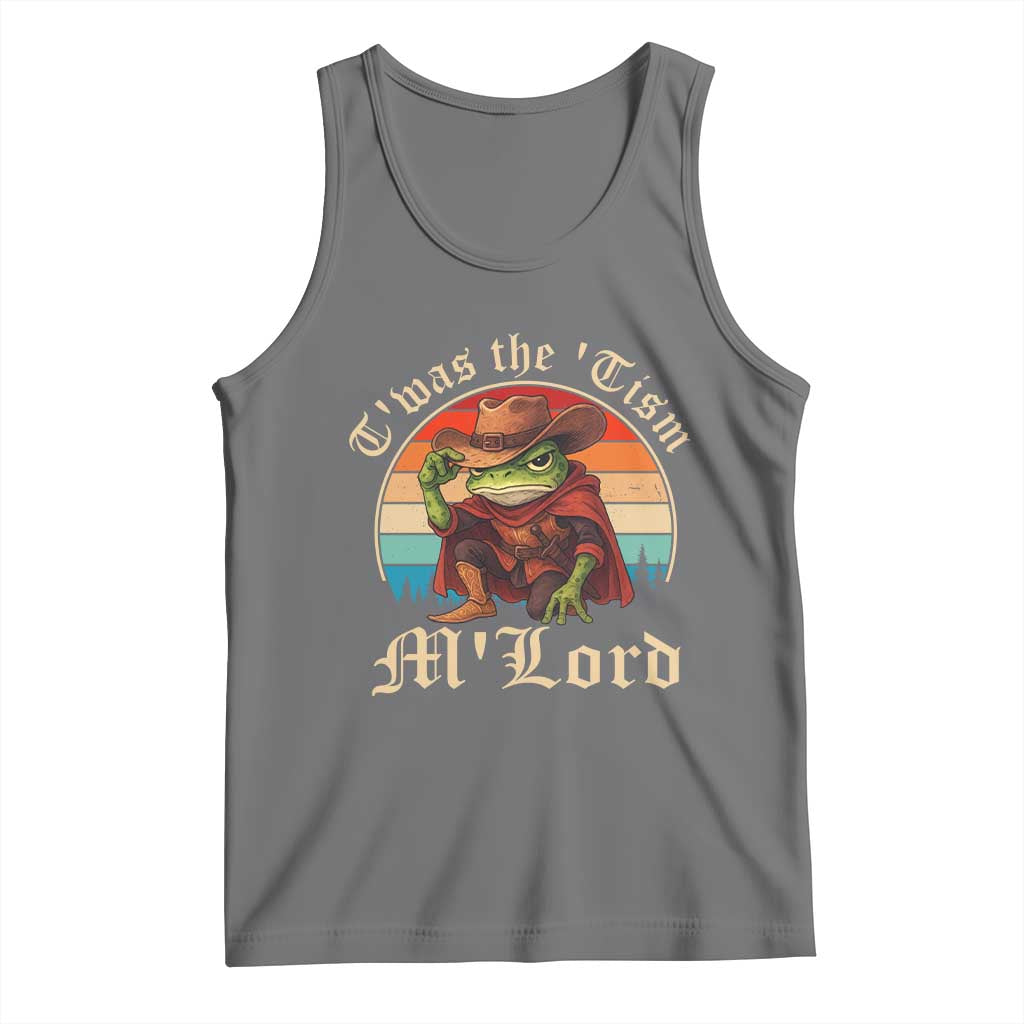 Funny Frog Autism Tank Top T'was The 'Tism M'Lord - Wonder Print Shop