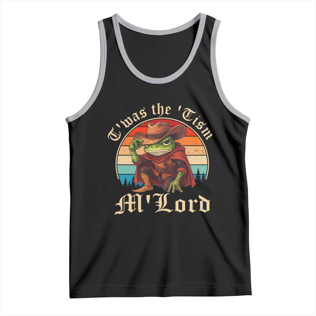 Funny Frog Autism Tank Top T'was The 'Tism M'Lord - Wonder Print Shop
