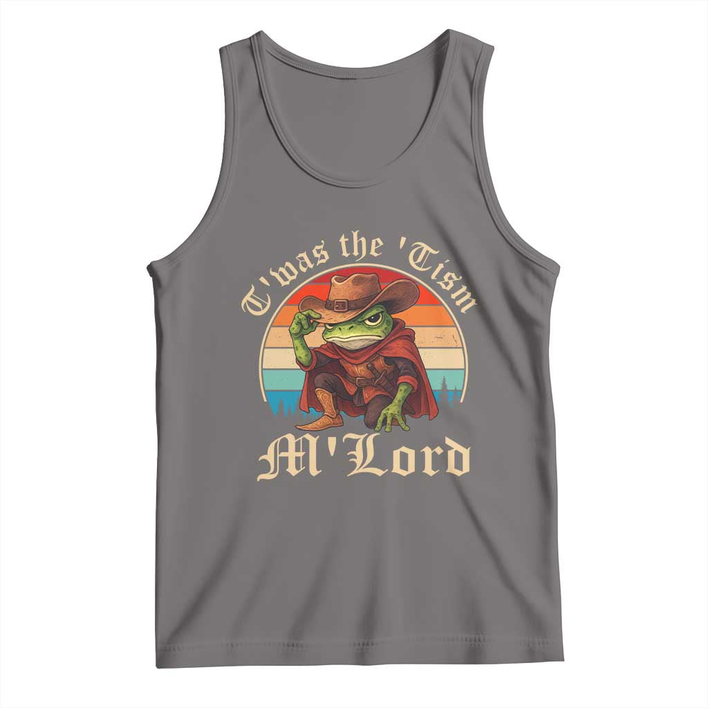 Funny Frog Autism Tank Top T'was The 'Tism M'Lord - Wonder Print Shop