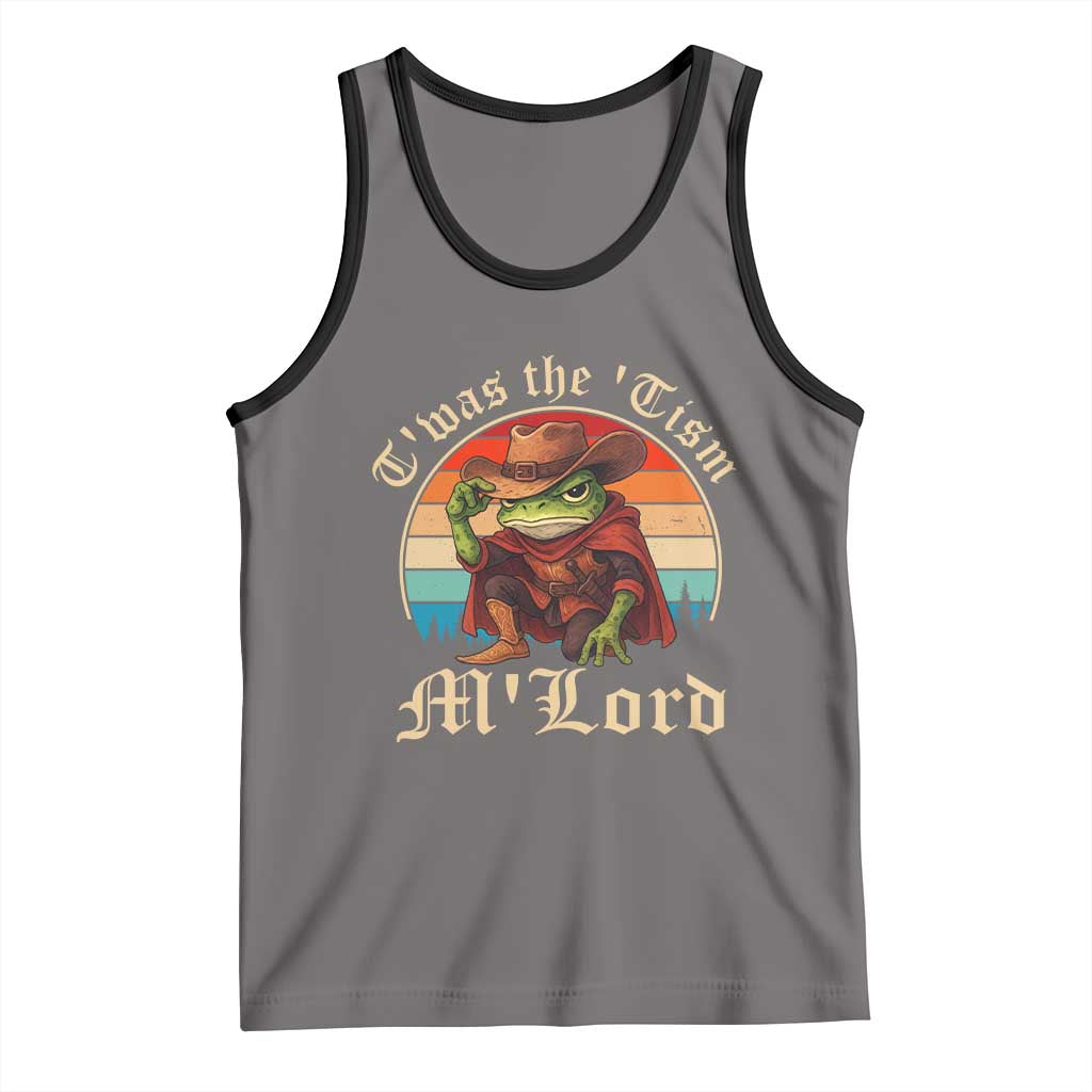 Funny Frog Autism Tank Top T'was The 'Tism M'Lord - Wonder Print Shop