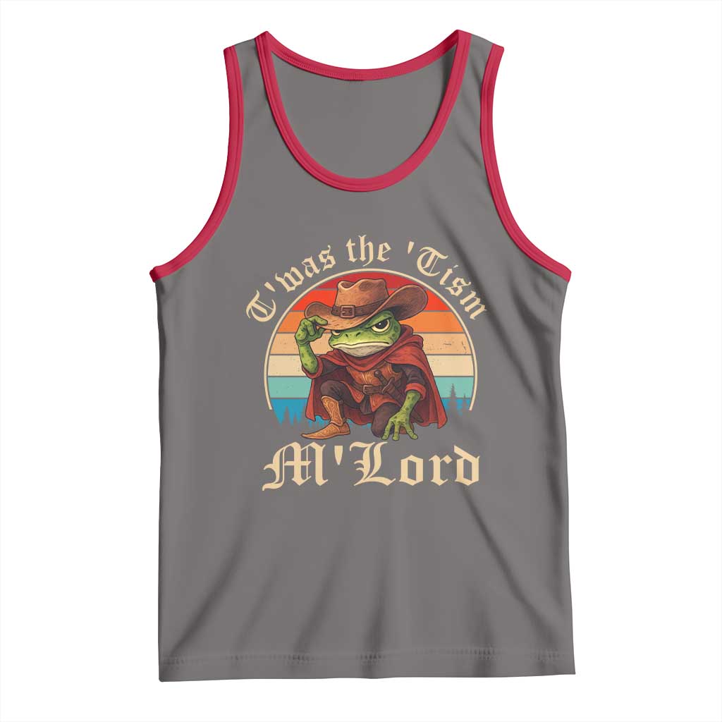Funny Frog Autism Tank Top T'was The 'Tism M'Lord - Wonder Print Shop