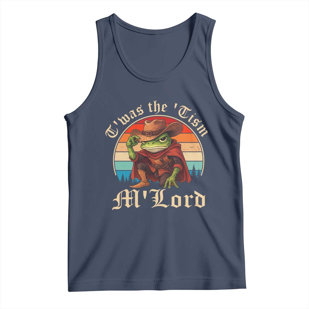 Funny Frog Autism Tank Top T'was The 'Tism M'Lord - Wonder Print Shop