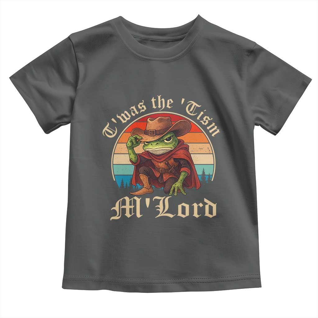 Funny Frog Autism Toddler T Shirt T'was The 'Tism M'Lord - Wonder Print Shop
