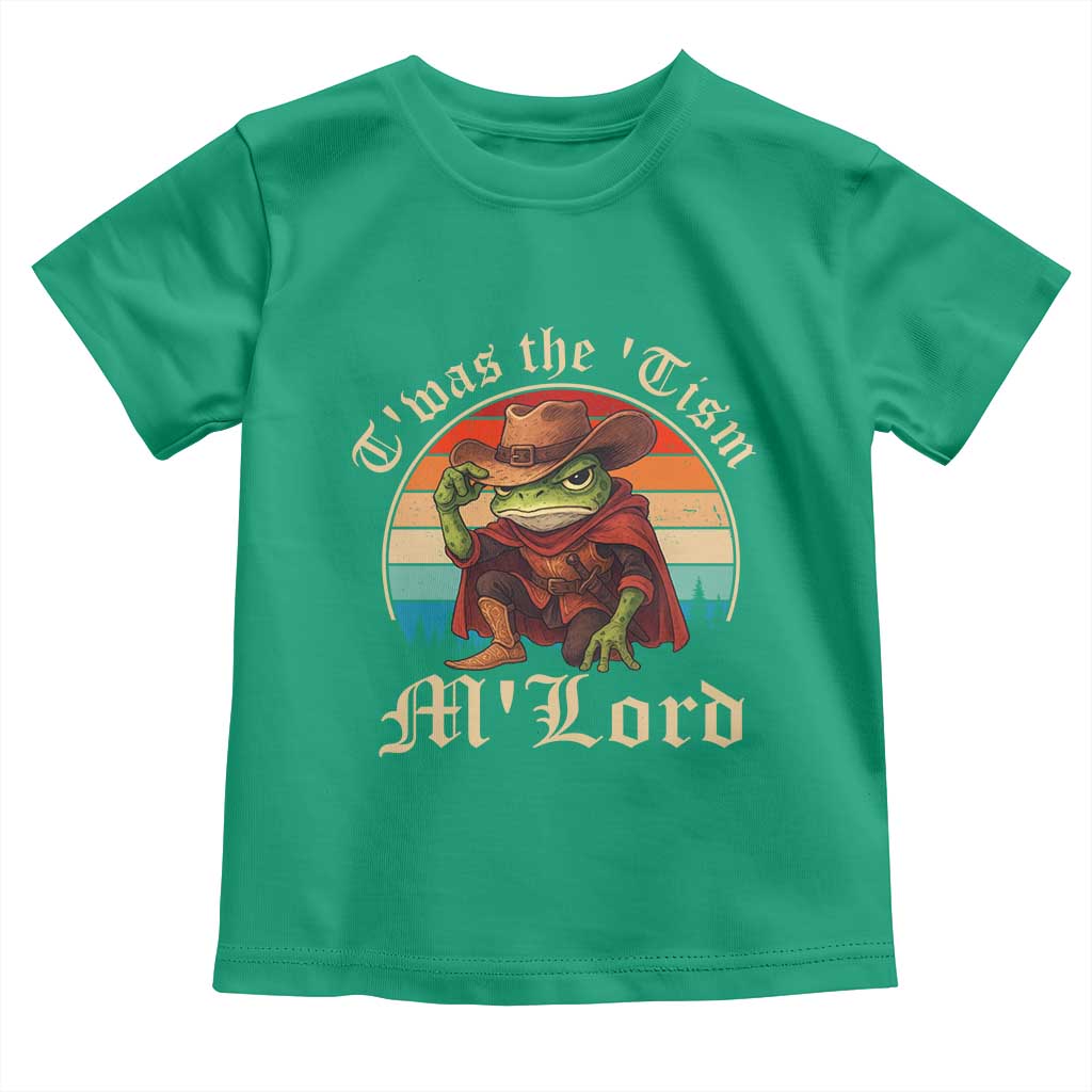 Funny Frog Autism Toddler T Shirt T'was The 'Tism M'Lord - Wonder Print Shop
