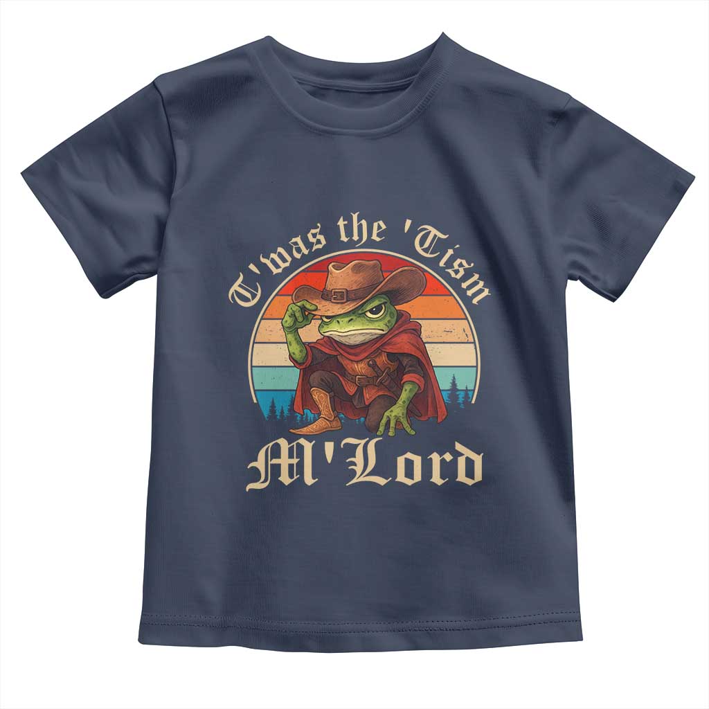 Funny Frog Autism Toddler T Shirt T'was The 'Tism M'Lord - Wonder Print Shop
