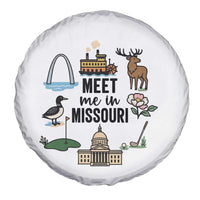 Meet Me in Missouri State Map Souvenir Spare Tire Cover
