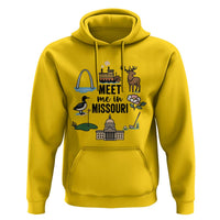 Meet Me in Missouri State Map Souvenir Hoodie