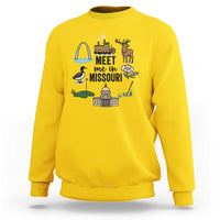 Meet Me in Missouri State Map Souvenir Sweatshirt
