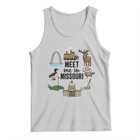 Meet Me in Missouri State Map Souvenir Tank Top