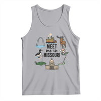 Meet Me in Missouri State Map Souvenir Tank Top