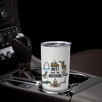 Meet Me in Missouri State Map Souvenir Tumbler Cup