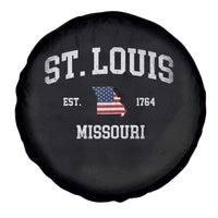 St. Louis Missouri MO Spare Tire Cover Vintage American Flag Missouri State