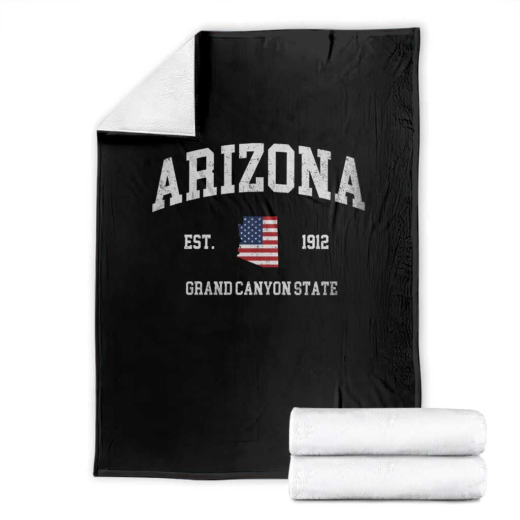 Arizona Grand Canyon State America USA Souvenir Throw Blanket