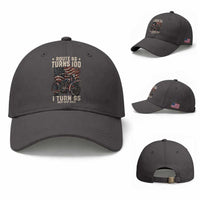 Route Highway 66 Turns 100 I Turn 65 Baseball Cap Vintage 1961 American Classic V-Twin Motorcycle Lover 65th Birthday Gift