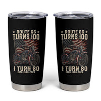 Route Highway 66 Turns 100 I Turn 60 Tumbler Cup Vintage 1966 American Classic V-Twin Motorcycle Lover 60th Birthday Gift