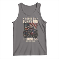 Route Highway 66 Turns 100 I Turn 55 Tank Top Vintage 1971 American Classic V-Twin Motorcycle Lover 55th Birthday Gift