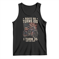 Route Highway 66 Turns 100 I Turn 35 Tank Top Vintage 1991 American Clasic V-Twin Motorcycle Lover 35th Birthday Gift