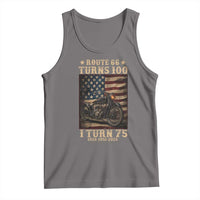 Route Highway 66 Turns 100 I Turn 75 Tank Top Vintage 1951 American Motorcycle Lover 75th Birthday Gift