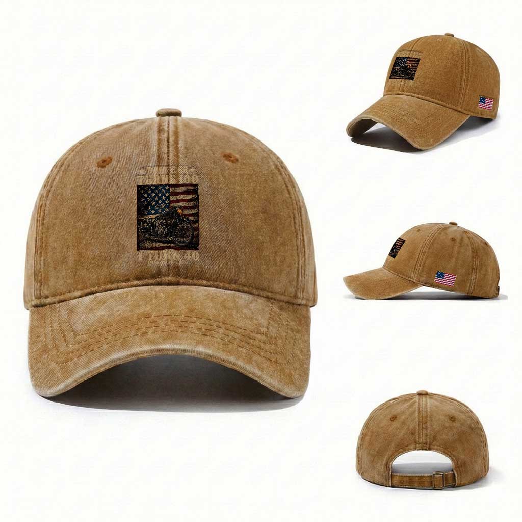 Route Highway 66 Turns 100 I Turn 40 Washed Cotton Baseball Cap Vintage 1986 American Motorcycle Lover 40th Birthday Gift