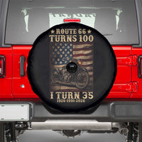 Route Highway 66 Turns 100 I Turn 35 Spare Tire Cover Vintage 1991 American Motorcycle Lover 35th Birthday Gift