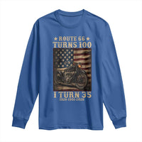 Route Highway 66 Turns 100 I Turn 35 Long Sleeve Shirt Vintage 1991 American Motorcycle Lover 35th Birthday Gift
