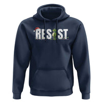 Resist Frog Christmas Hoodie Funny Portland Protest ICE Activist Meme 2025 - Wonder Print Shop