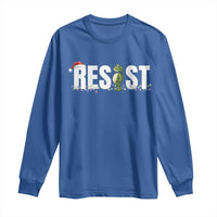 Resist Frog Christmas Long Sleeve Shirt Funny Portland Protest ICE Activist Meme 2025 - Wonder Print Shop