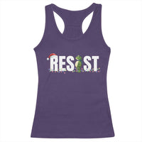 Resist Frog Christmas Racerback Tank Top Funny Portland Protest ICE Activist Meme 2025 - Wonder Print Shop