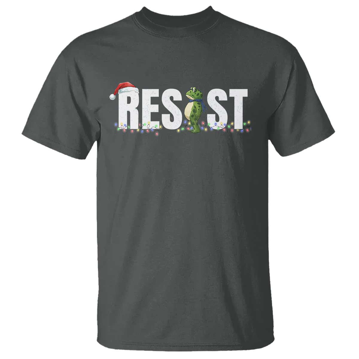 Resist Frog Christmas T Shirt Funny Portland Protest ICE Activist Meme 2025 - Wonder Print Shop