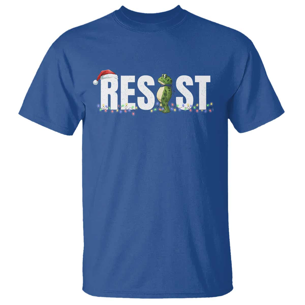 Resist Frog Christmas T Shirt Funny Portland Protest ICE Activist Meme 2025 - Wonder Print Shop