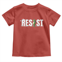 Resist Frog Christmas Toddler T Shirt Funny Portland Protest ICE Activist Meme 2025 - Wonder Print Shop
