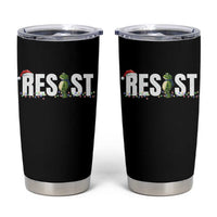 Resist Frog Christmas Tumbler Cup Funny Portland Protest ICE Activist Meme 2025 - Wonder Print Shop